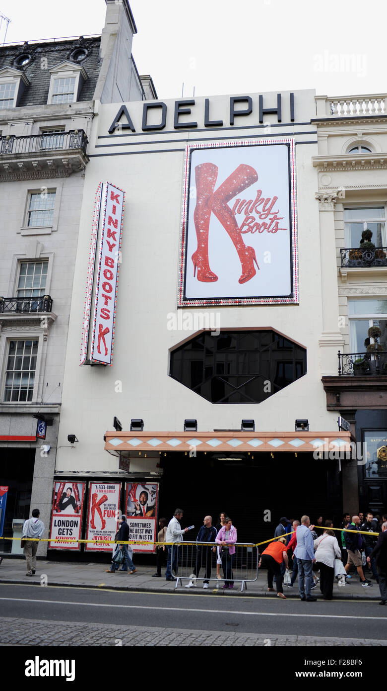 London UK - l'Adelphi Theatre dans le Strand avec Kinky Boots en ce moment Banque D'Images