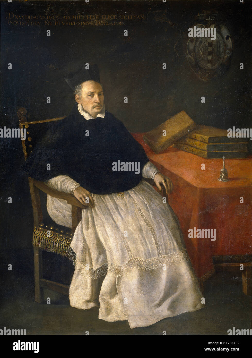 Francisco de Zurbarán - Fray Diego de Deza y Tavera, l'archevêque de Séville Banque D'Images