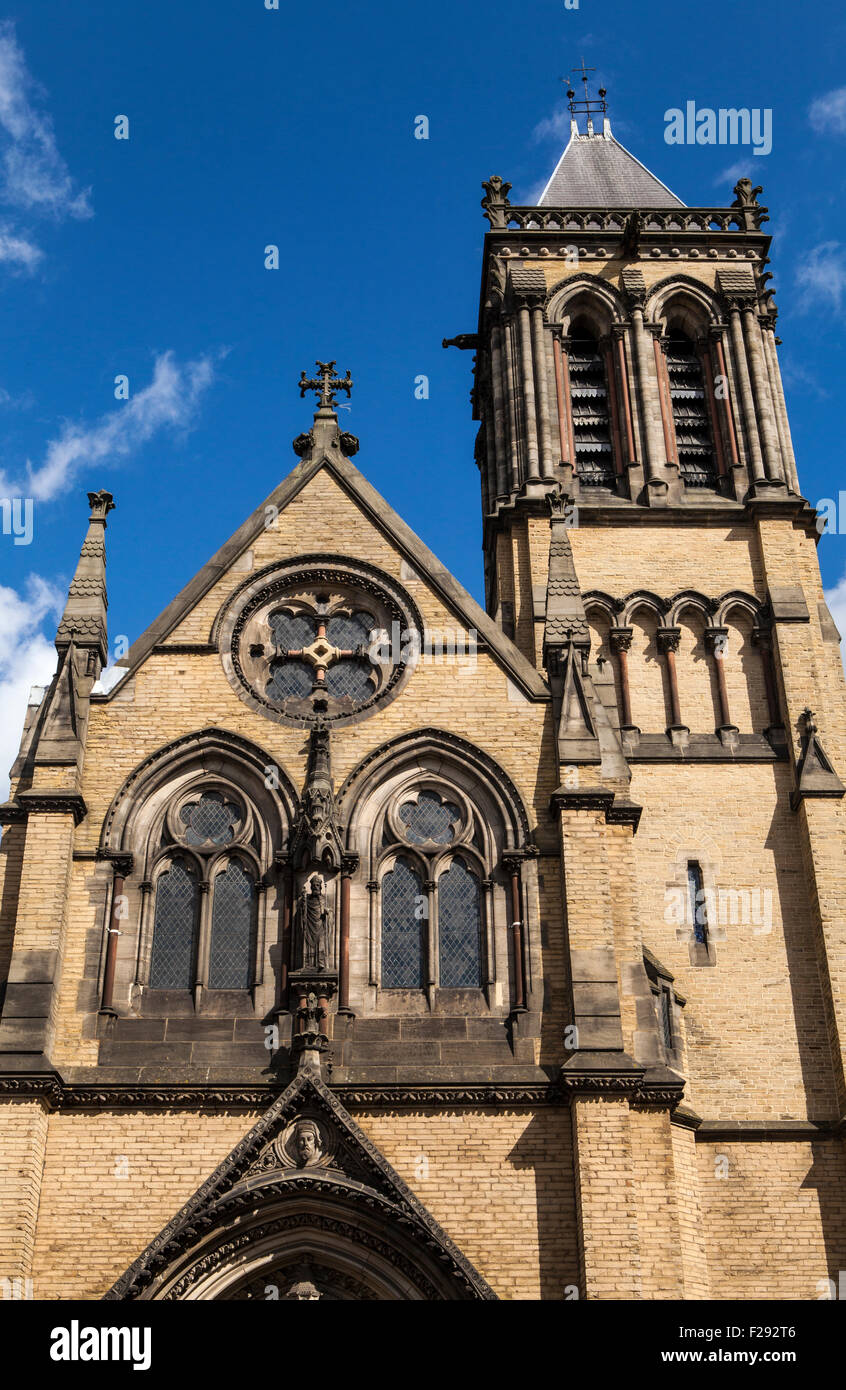 Vue de St Wilfrid's Catholic Church à York, en Angleterre. Banque D'Images