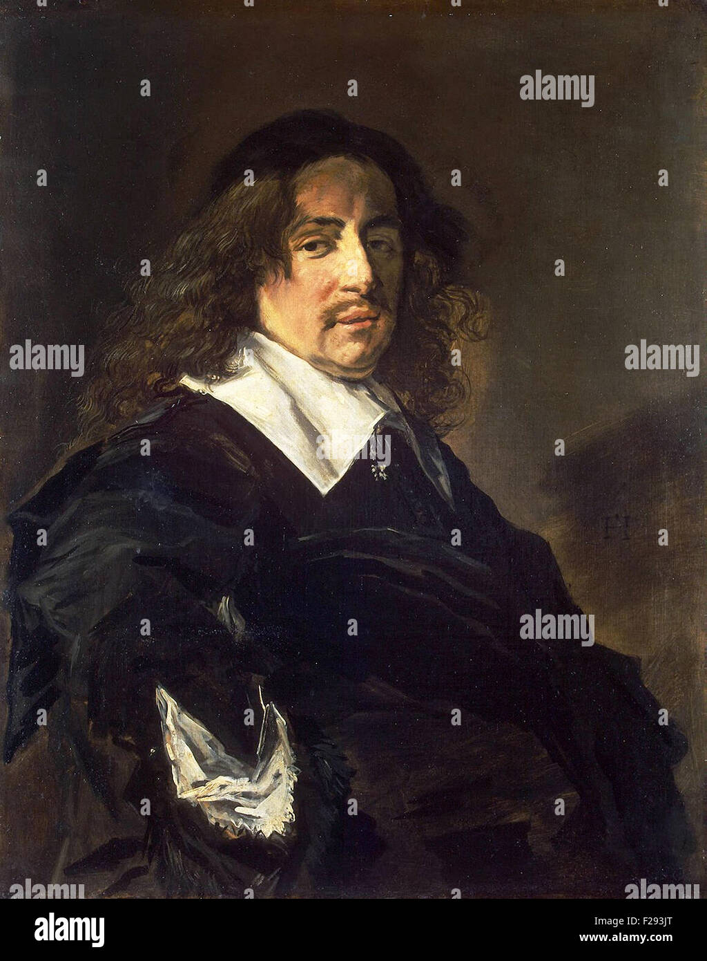 Frans Hals - Portrait d'Homme Banque D'Images