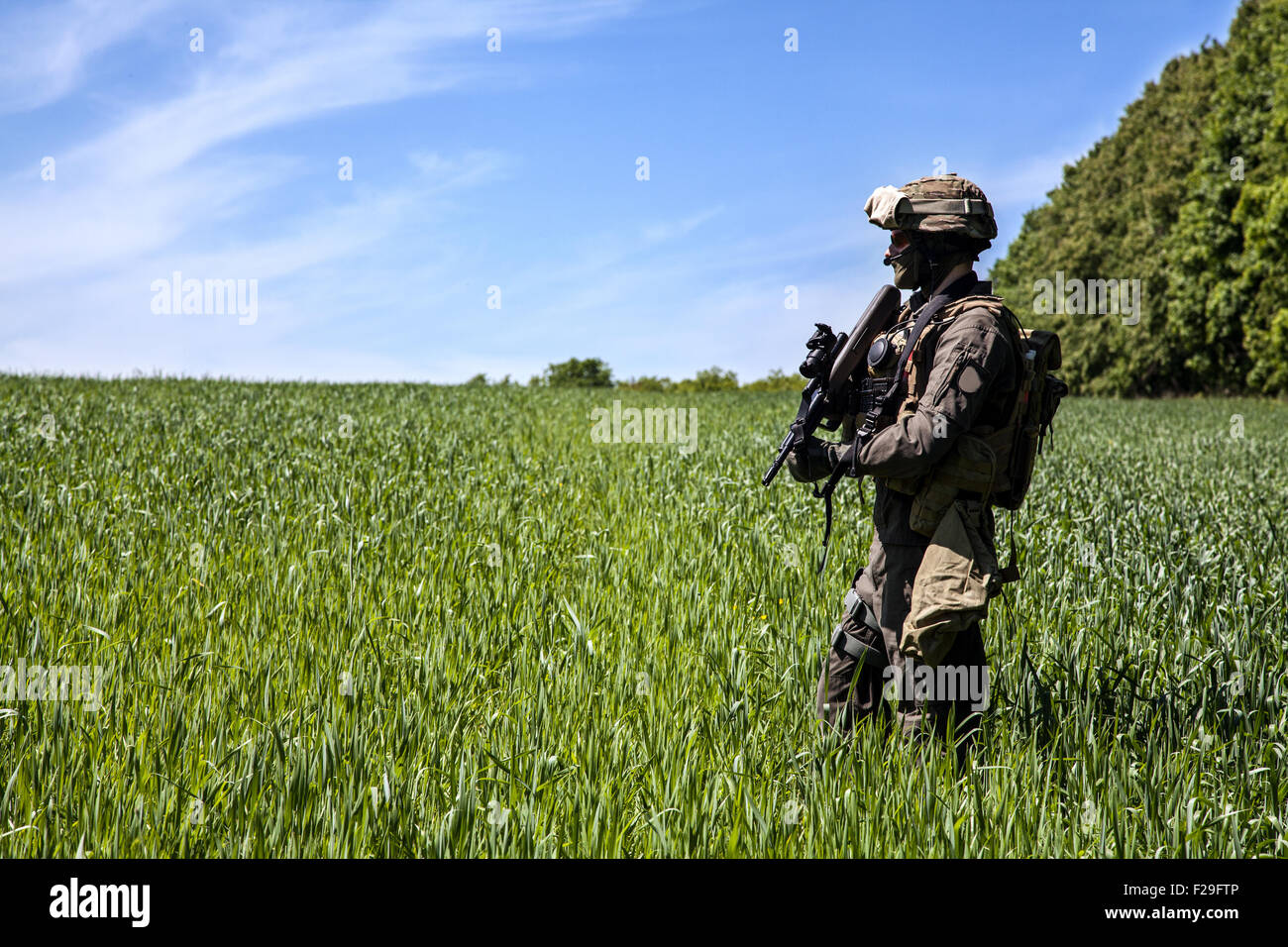 Les forces spéciales autrichiennes Jagdkommando Banque D'Images