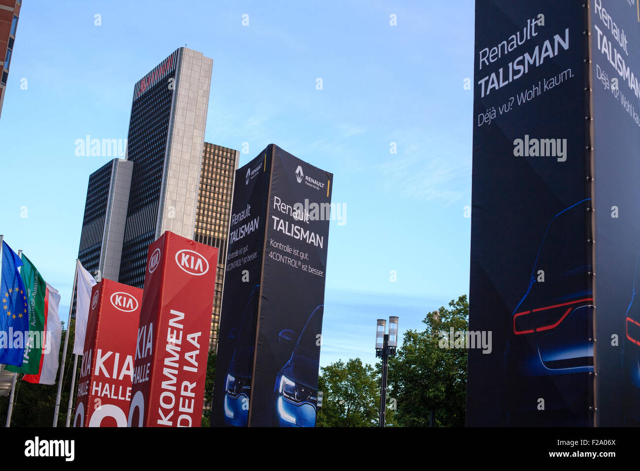 Francfort, Allemagne. 15 Septembre, 2015. Les journées de presse pour le salon de Francfort 2015 sont le 15 et 16 septembre, et au public du 19 septembre, avec plus de 200 premières mondiales. Credit : Géorgie Chapman/Alamy Live News Banque D'Images