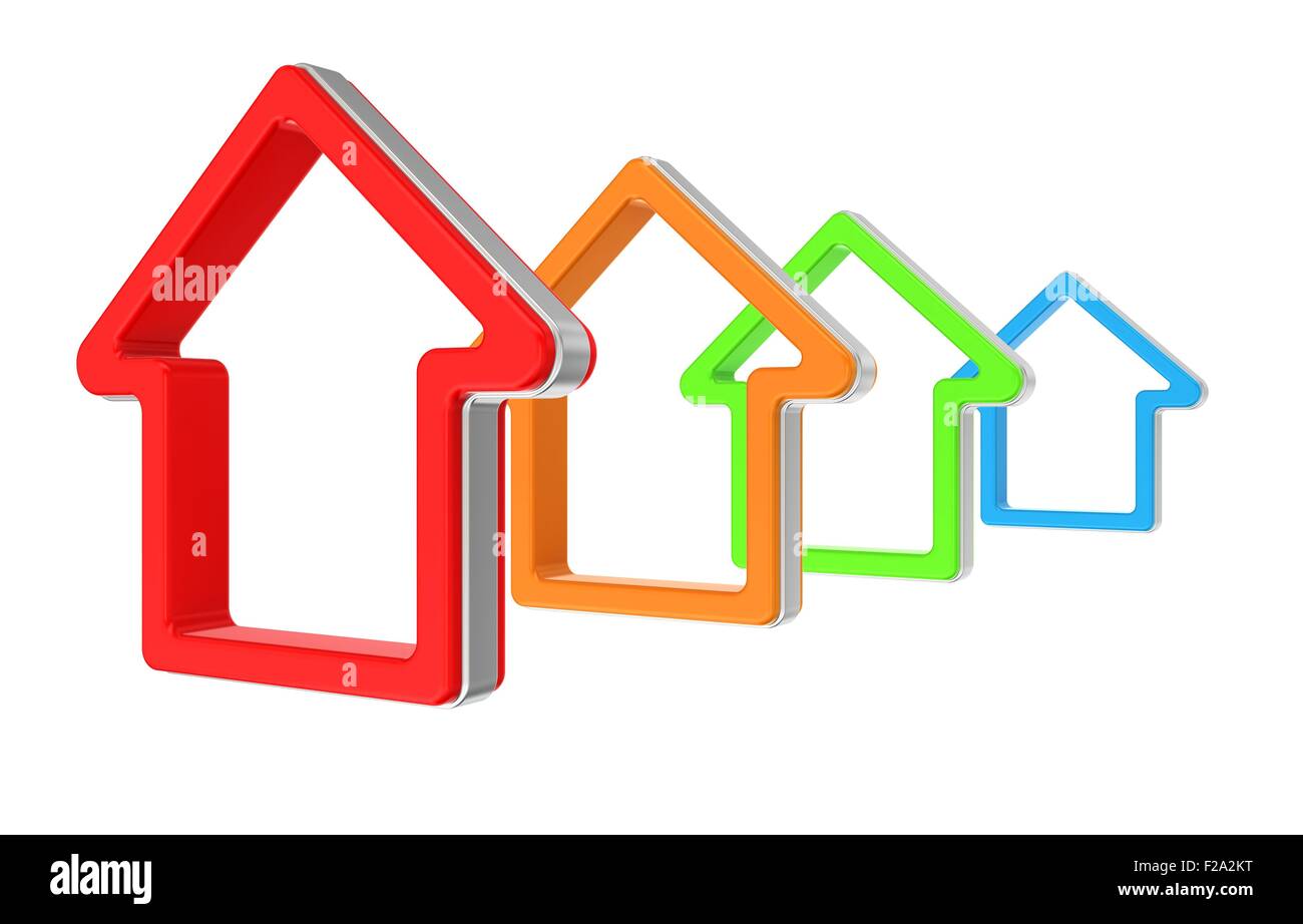 icône de la maison Banque D'Images