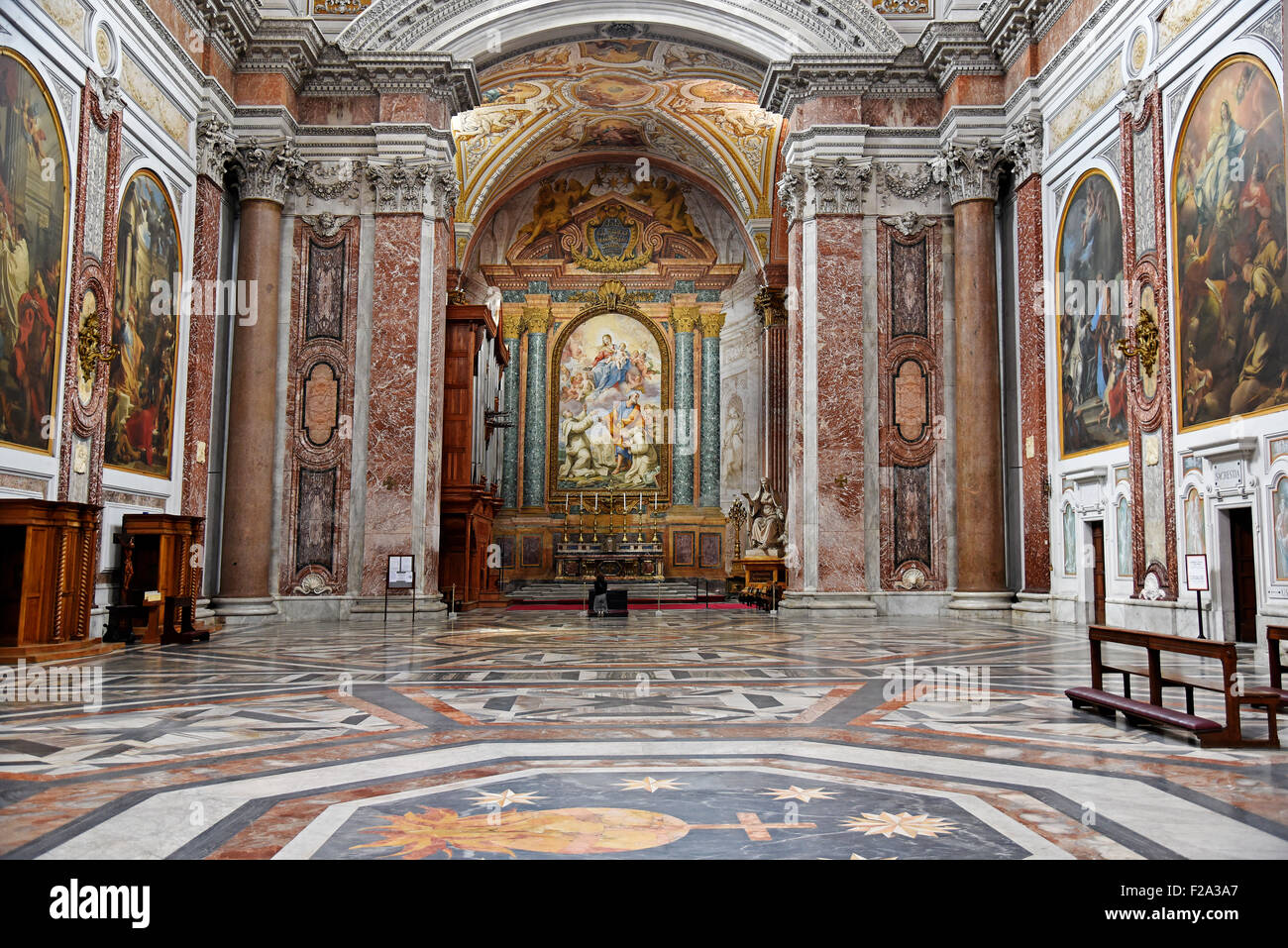 Basilica di Santa Maria degli Angeli e dei Martiri, Basilique, Rome, Latium, Italie Banque D'Images