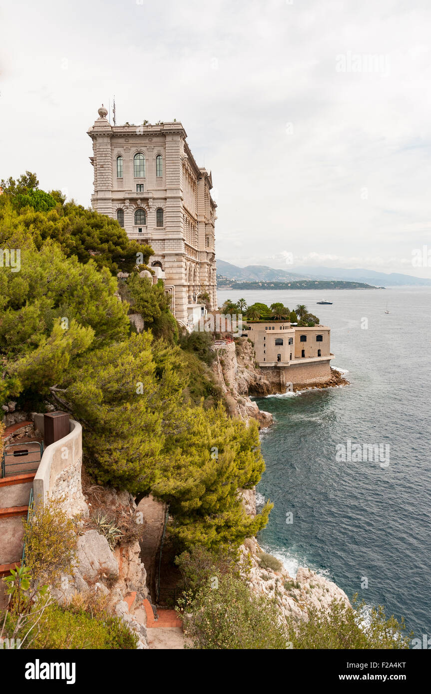 LE TEMPLE DE LA MER, Musée Océanographique de Monaco Banque D'Images