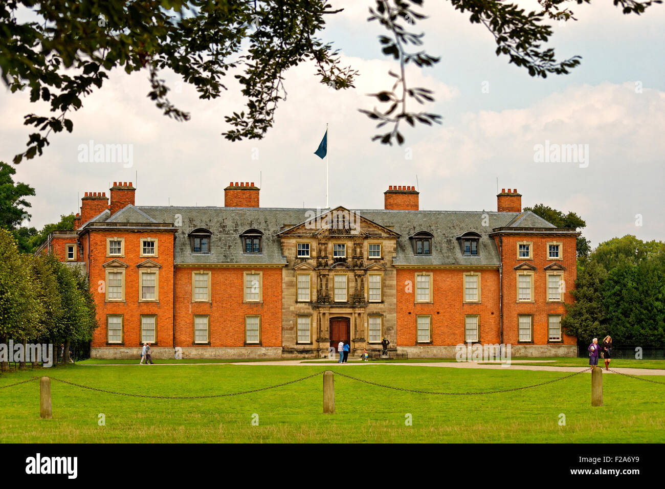 Dunham, Dunham Massey Hall Park, Altrincham, Cheshire. Le Grand Manchester. Ancien siège du seigneur de Stamford. Banque D'Images