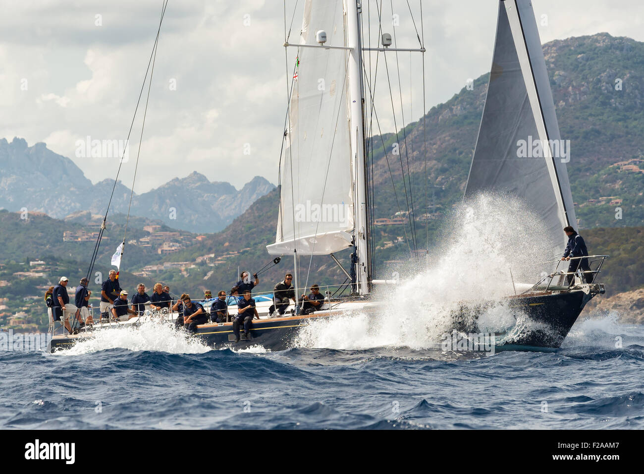 Maxi Yacht Rolex Cup 2015 régate de voile. Banque D'Images