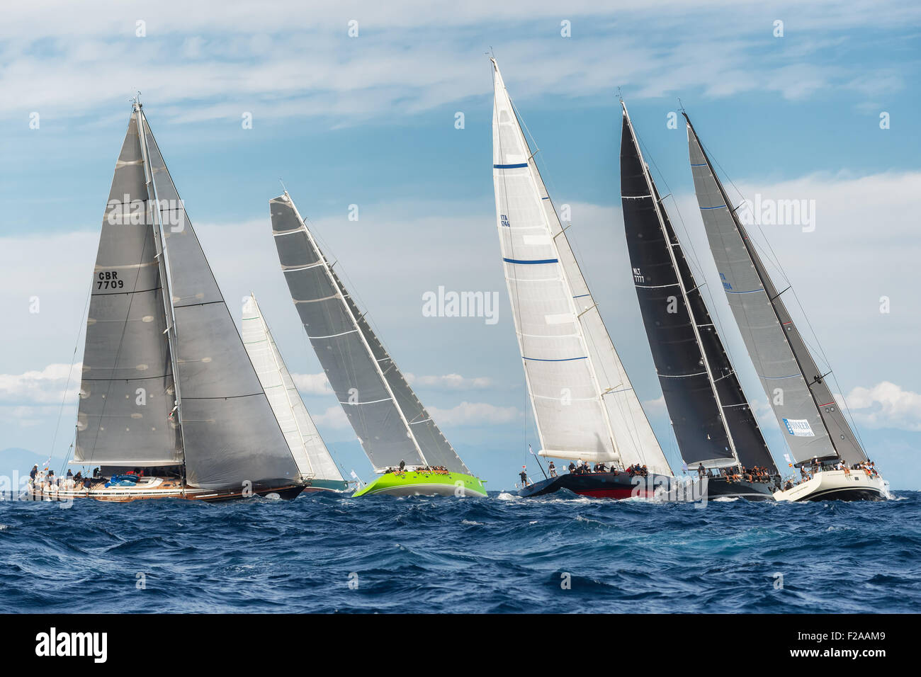 Maxi Yacht Rolex Cup 2015 régate de voile. Banque D'Images