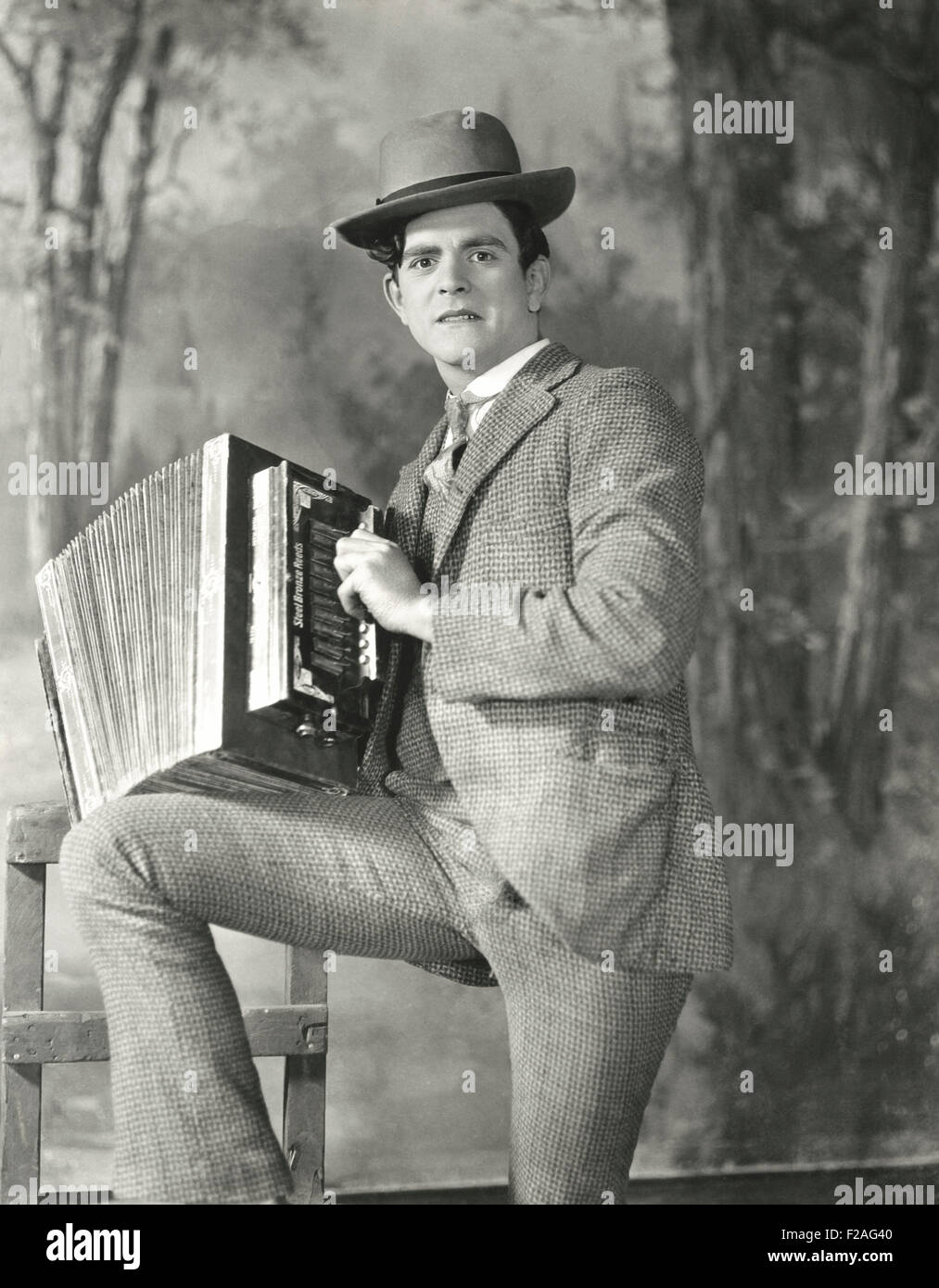 Young man playing accordion Banque de photographies et d'images à haute  résolution - Alamy