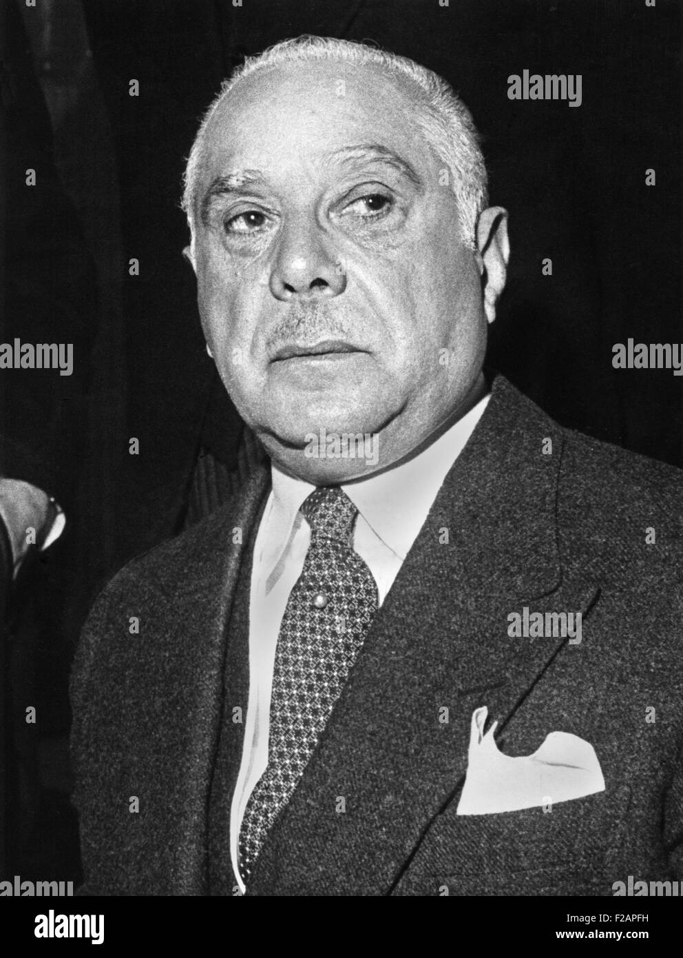 Le général Rafael Trujillo, dictateur de la République dominicaine en 1959. Il a régné sur le pays des Caraïbes à partir de 1930 jusqu'à son assassinat en 30 mai 1961. CSU (2015   1709 11) Banque D'Images