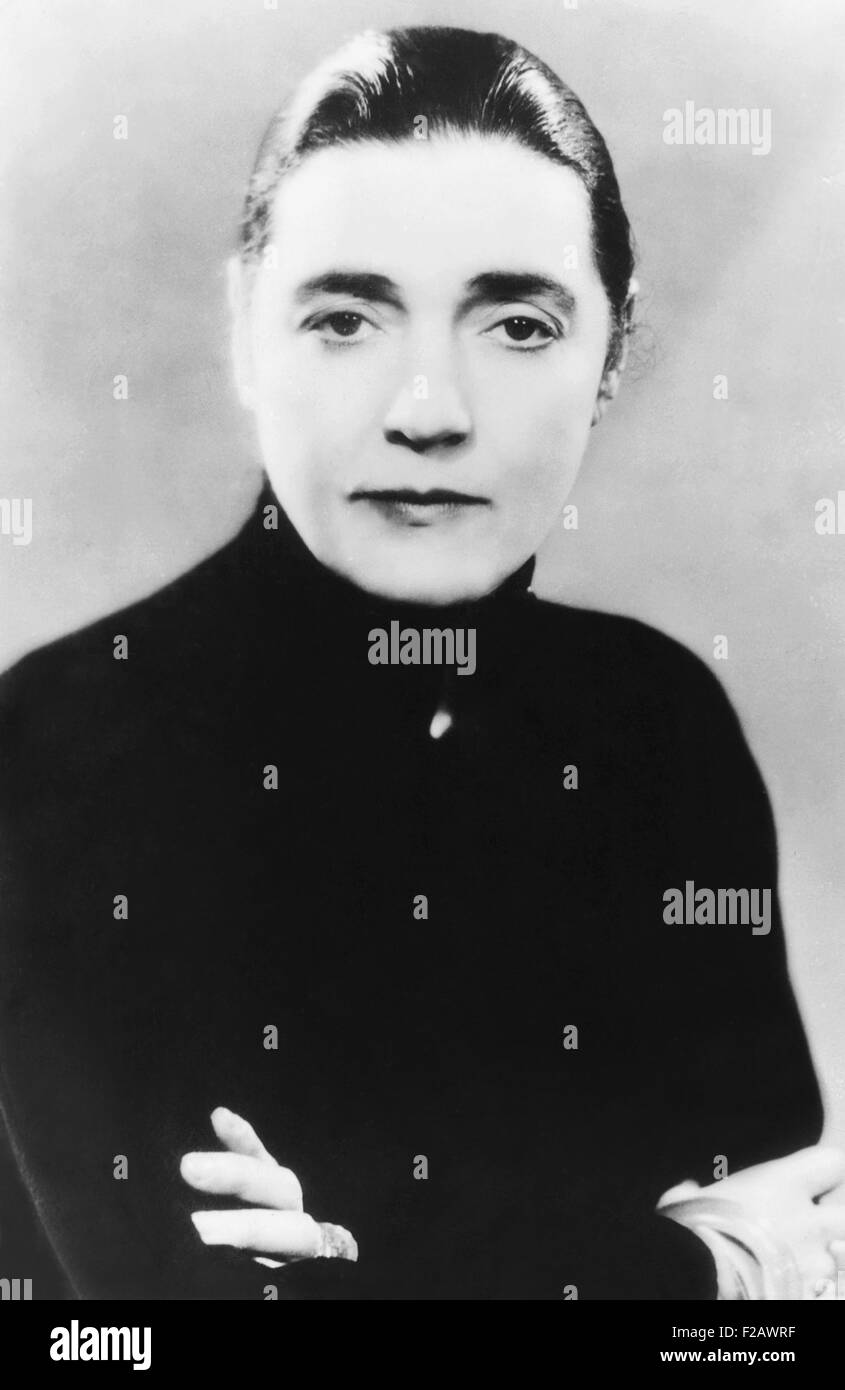 Fannie Hurst romancier dans les années 1930, au milieu de ses 50 ans de carrière d'écriture. Son roman 1933 MIRAGE DE LA VIE, a été adaptée pour le cinéma en 1934 et 1959. 1946 Le film de Joan Crawford, humoresque était basé sur une histoire de Hurst. CSU (2015   1222 11) Banque D'Images