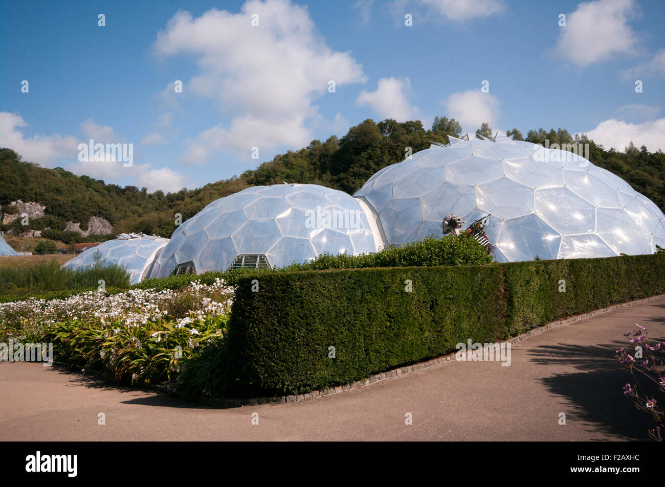 L'Eden Project Cornwall England UK Banque D'Images