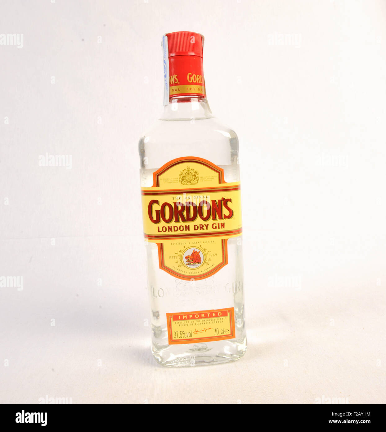 Gordon's London Dry Gin- ce moment à Gordon's Banque D'Images