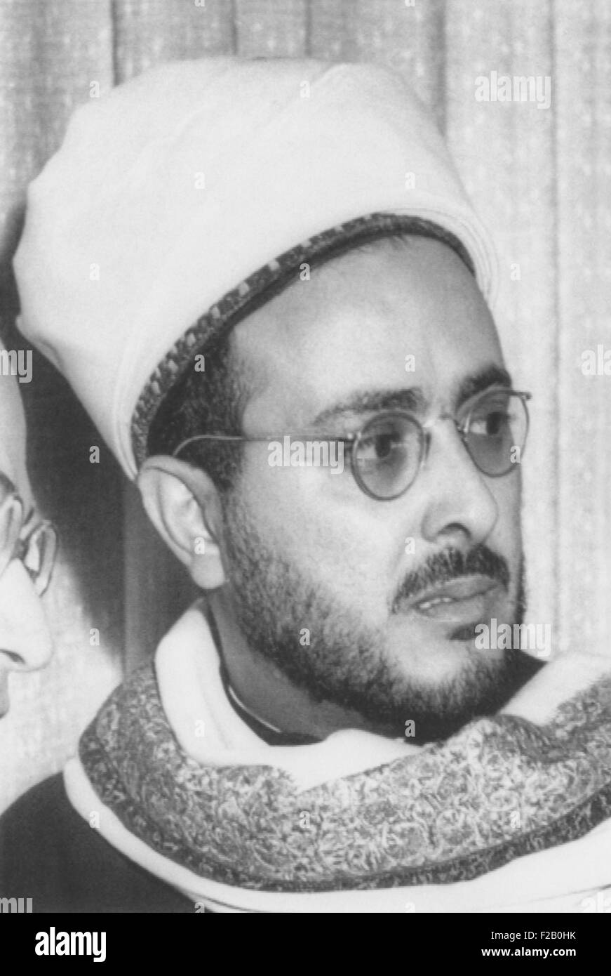 Sayf Al-Islam Prince Abdullah condamné à la révolte contre le roi, Sayf al-Islam Ahmad. Le 11 mars 1955. Le Prince, fils du roi yéménite, et ancien ministre des Affaires étrangères, a été condamné à mort à Taez, Yémen du Sud. CSU (2015  9 1104) Banque D'Images