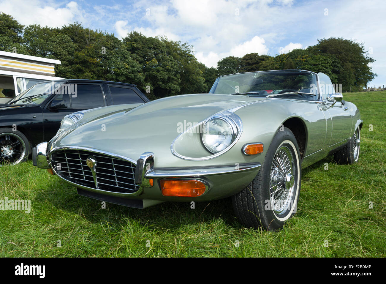 Jaguar E-Type Banque D'Images