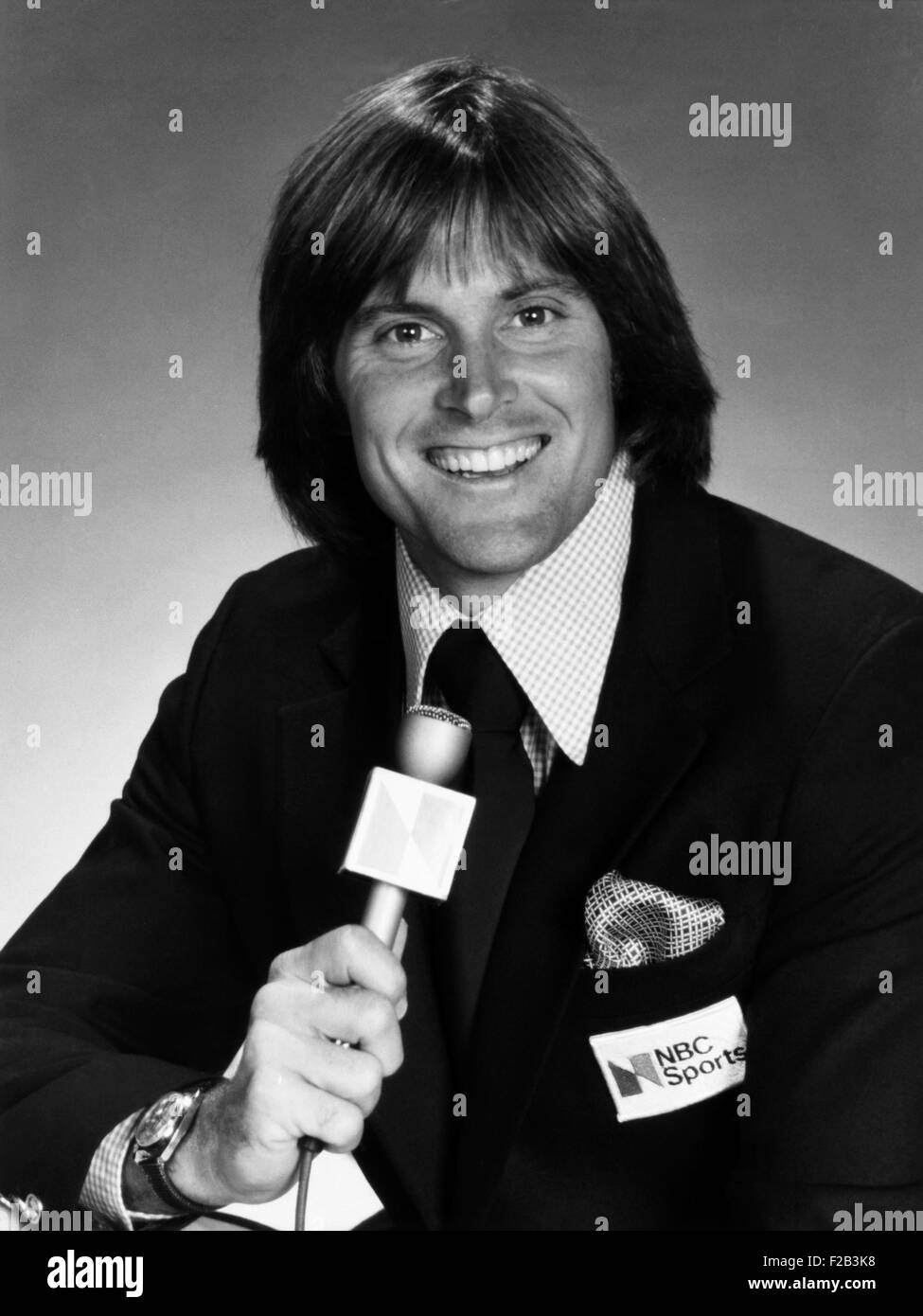 Bruce Jenner était prévu d'être le co-hôte de la des Jeux Olympiques d'été de 1980. Cependant NBC annulé sa couverture en réponse au boycott des Jeux Olympiques d'été de 1980, en représailles à l'invasion soviétique de l'Afghanistan de 1979. - (CSU 2015 5 91) Banque D'Images