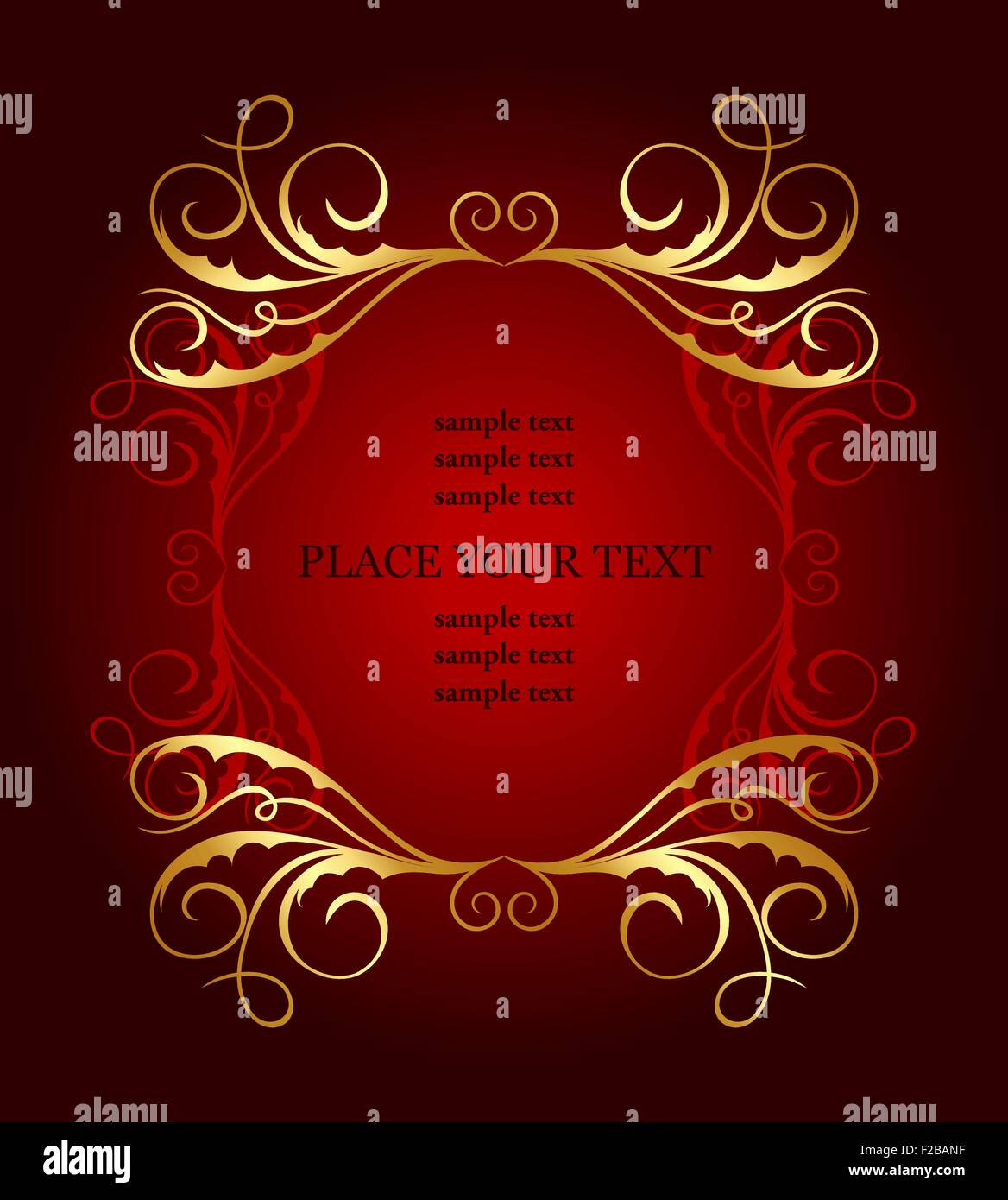 Modèle Vintage Illustration de Vecteur