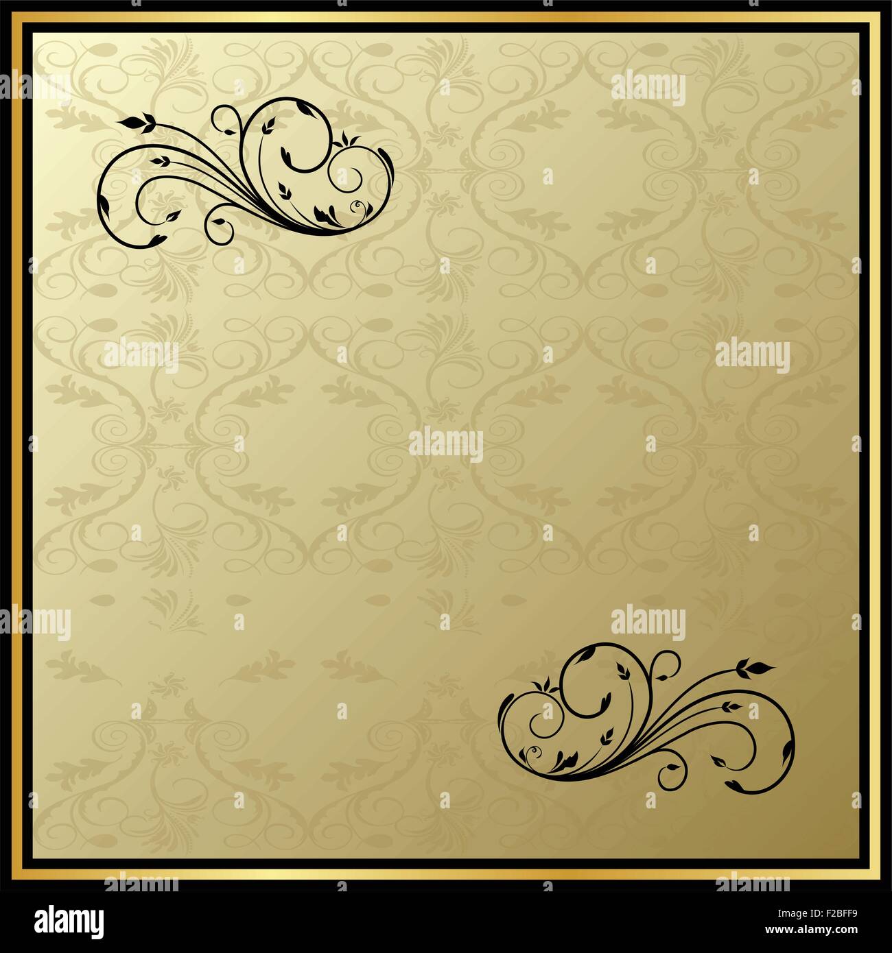Cadre Vintage Illustration de Vecteur