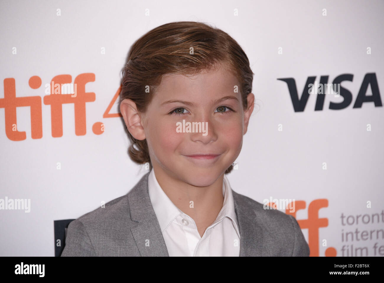 Toronto, Ontario, Canada. 15 Sep, 2015. Acteur JACOB TREMBLAY participe à la 'chambre' premiere pendant le Festival International du Film de Toronto 2015 au Princess of Wales Theatre le 15 septembre 2015 à Toronto, Canada Crédit : Igor/Vidyashev ZUMA Wire/Alamy Live News Banque D'Images