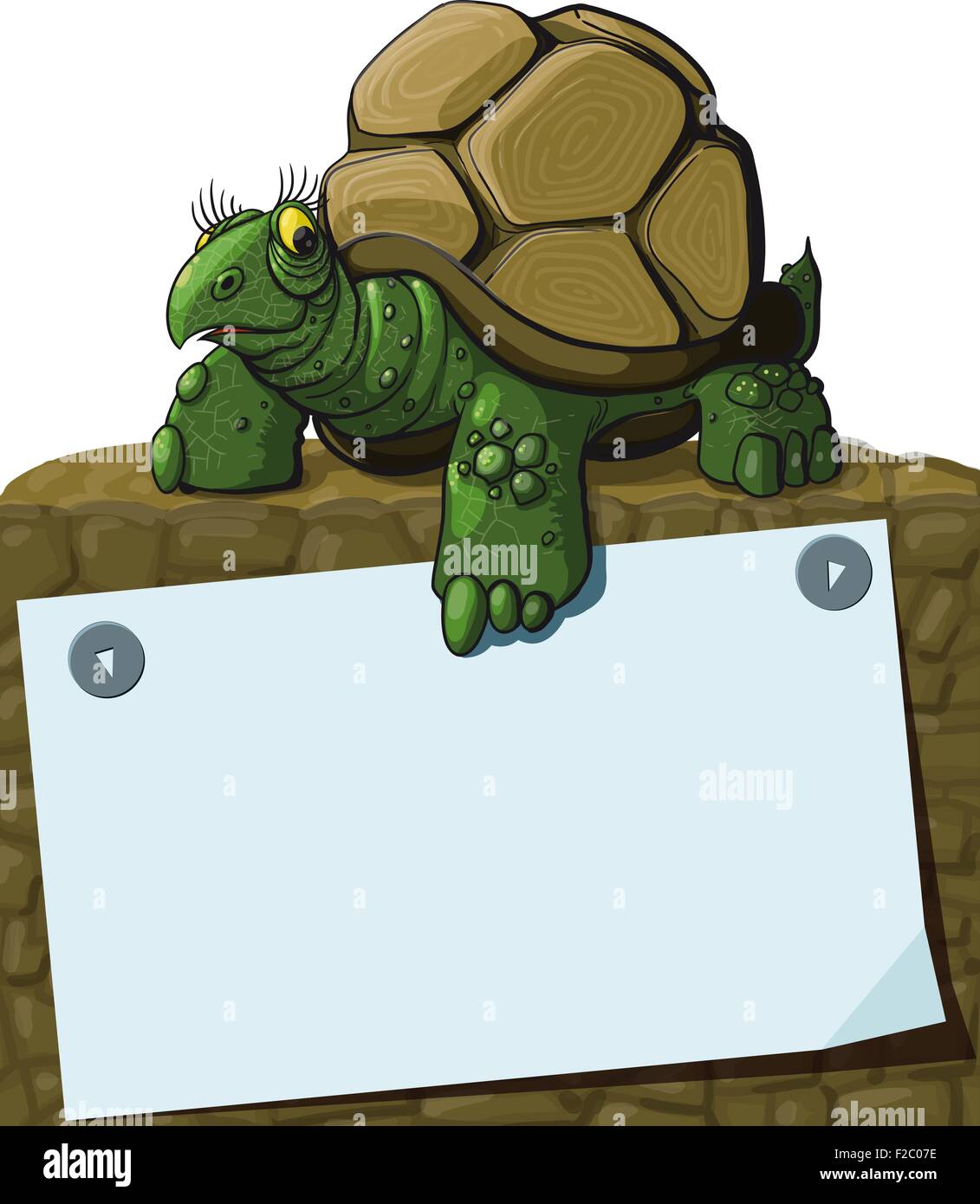 Tortue intelligente Illustration de Vecteur