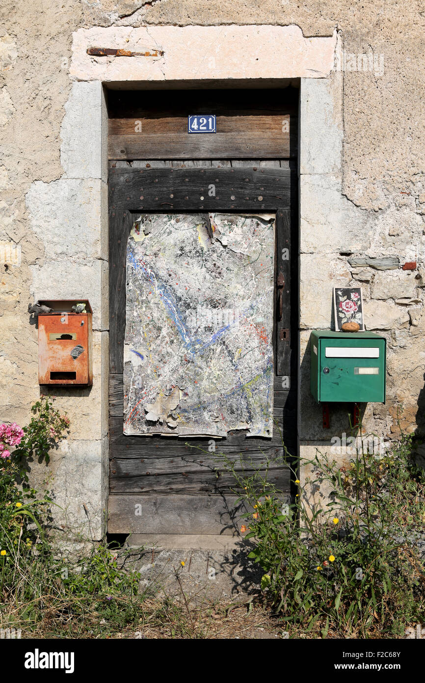 L'architecture française rustique Banque D'Images