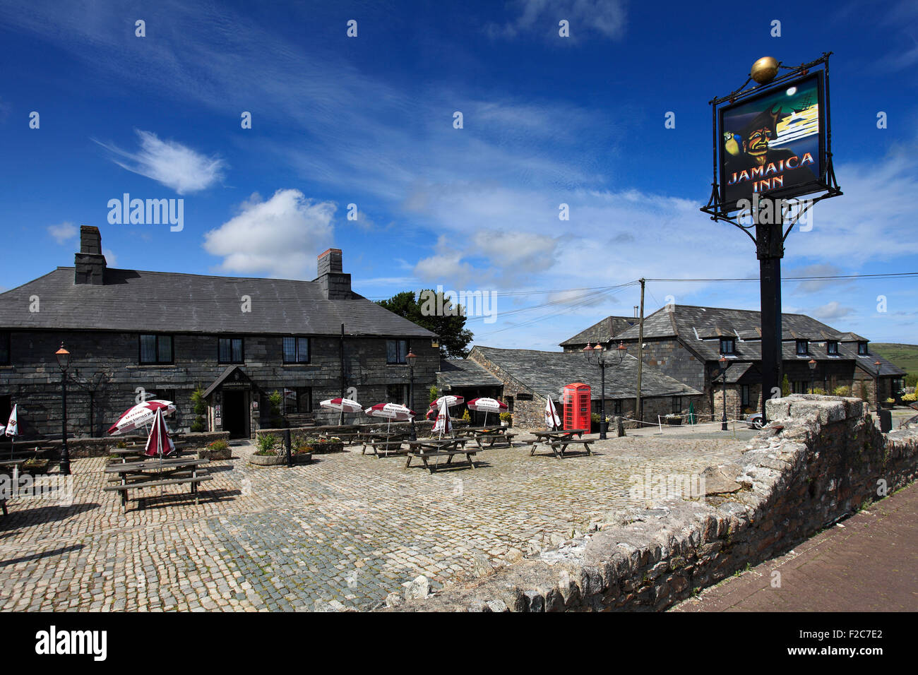 Le Jamaica Inn, Bodmin Moor, Cornwall, England, UK Banque D'Images