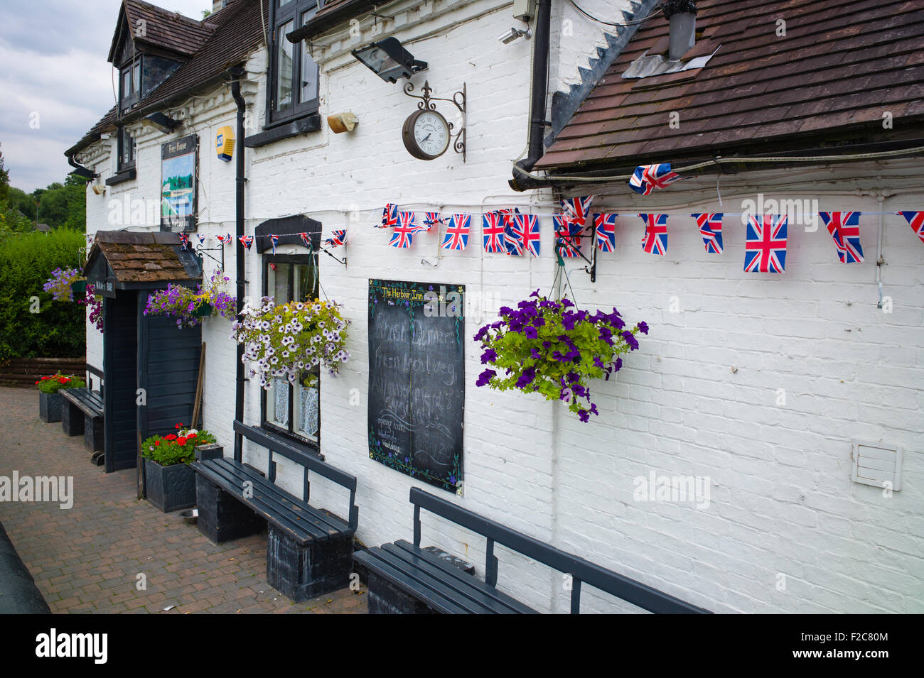 L'Harbour Inn gratuitement chambre Arley UK Worcestershire Banque D'Images