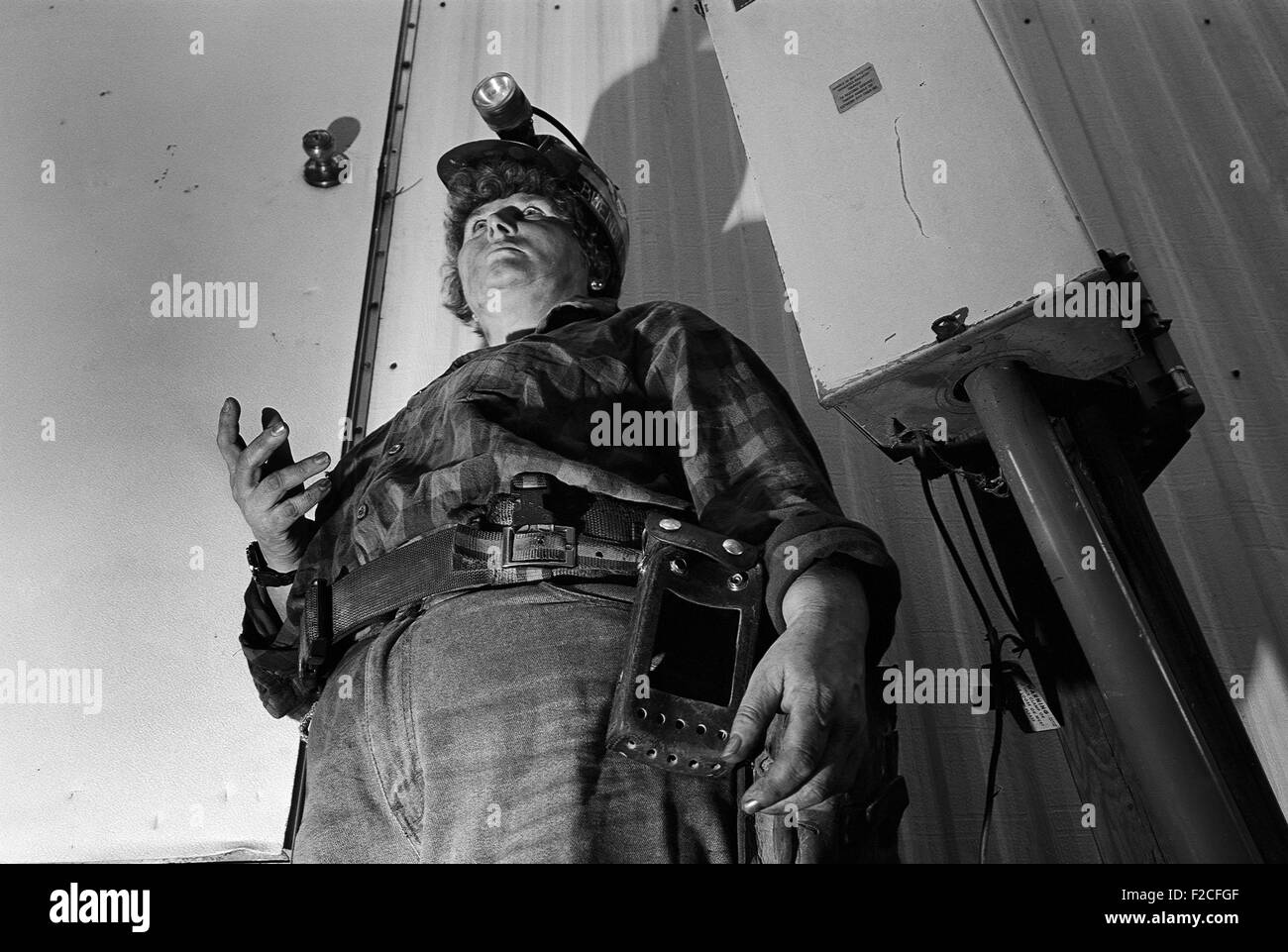 À partir d'une série d'images de la chaîne des Appalaches camps de charbon en Virginie occidentale, la Virginie, le Tennessee et le Kentucky. Banque D'Images