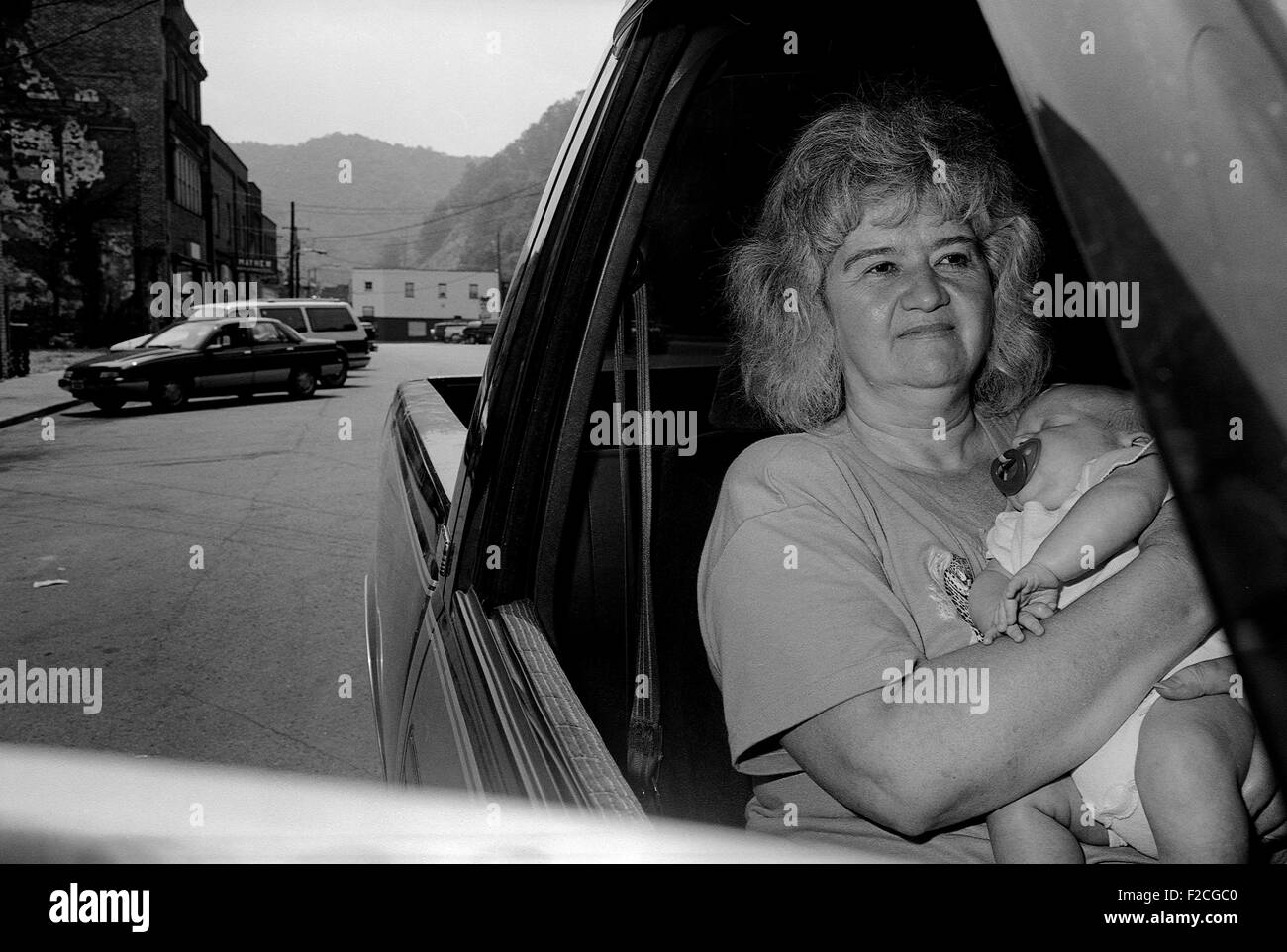 À partir d'une série d'images de la chaîne des Appalaches camps de charbon en Virginie occidentale, la Virginie, le Tennessee et le Kentucky. Banque D'Images