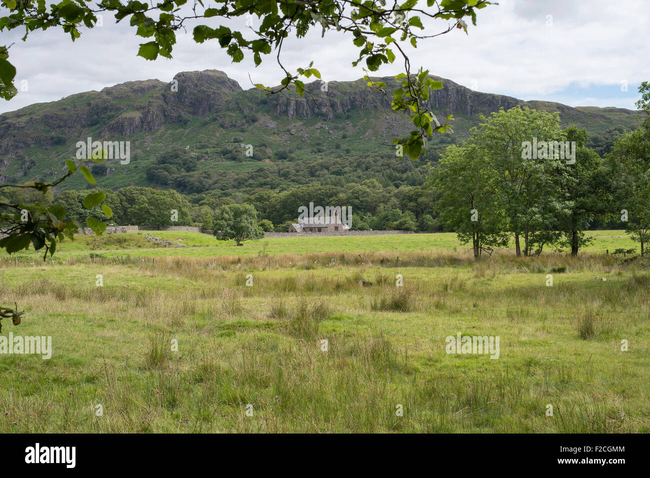 St Catherine's Church, Village d'amorçage, Eskdale Valley, Lake District, Cumbria, Angleterre, Royaume-Uni. Banque D'Images St Catherine's Church, Village d'amorçage, Eskdale Valley, Lake District, Cumbria, Angleterre, Royaume-Uni. Banque D'Images