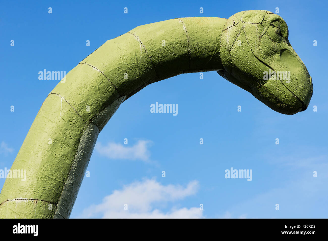 Dinosaure préhistorique réplique. Banque D'Images