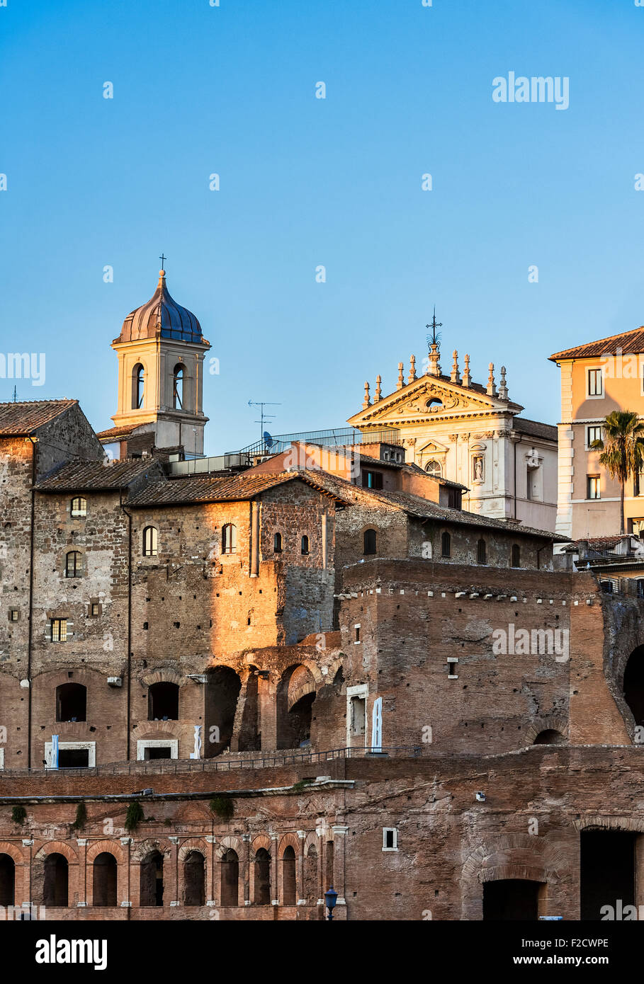 Marchés de Trajan, Rome, Italie Banque D'Images