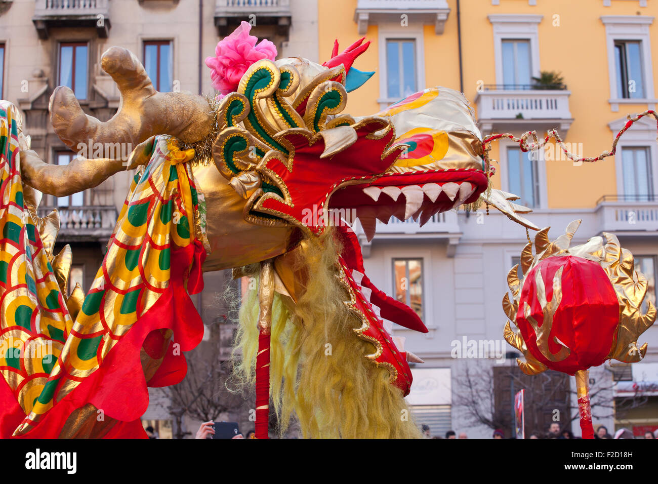 Milan, ITALIE - 10 février : défilé du Nouvel An chinois à Milan le 10 février 2013 Banque D'Images