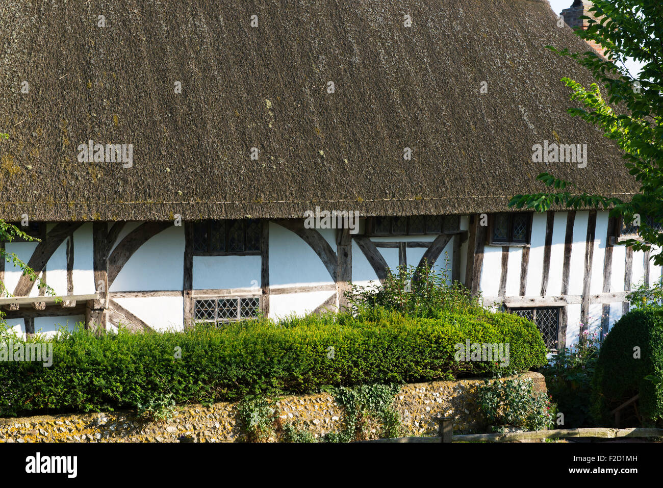 La maison du clergé dans le village d'Alfriston East Sussex a été la première propriété achetée par le National Trust Banque D'Images