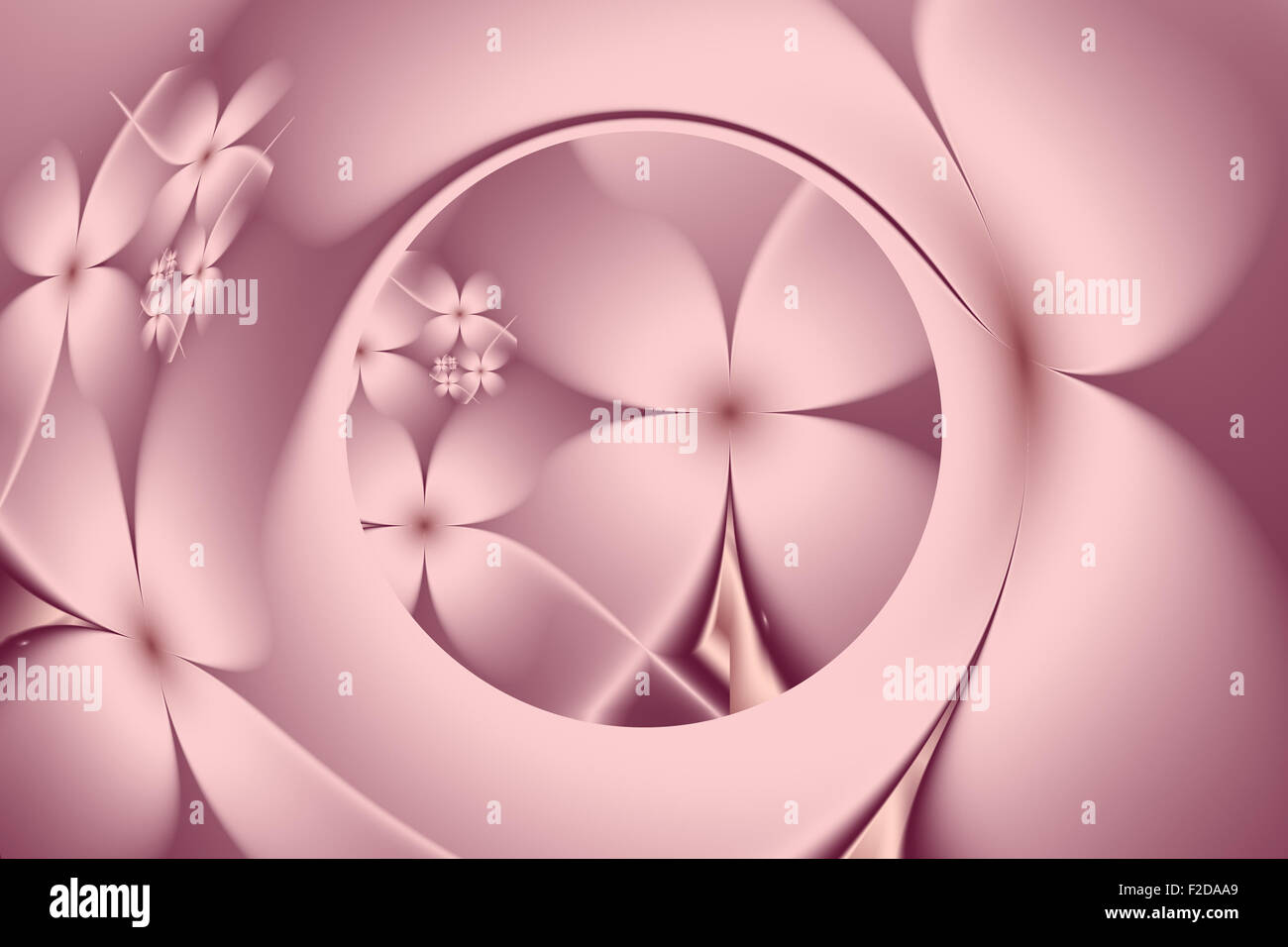 Illustration de fond de fleurs stylisées en haute résolution Banque D'Images