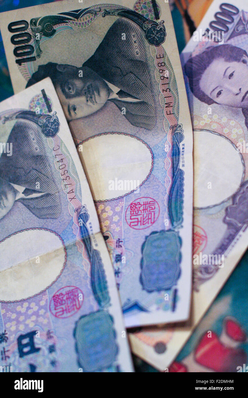 Monnaie Yen japonais projets Banque D'Images