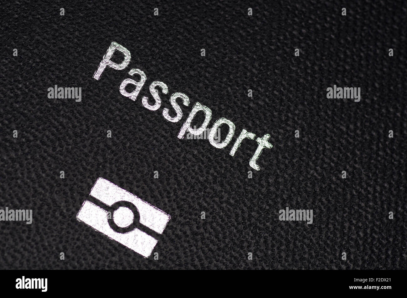 Macro close up d'un passeport australien Banque D'Images