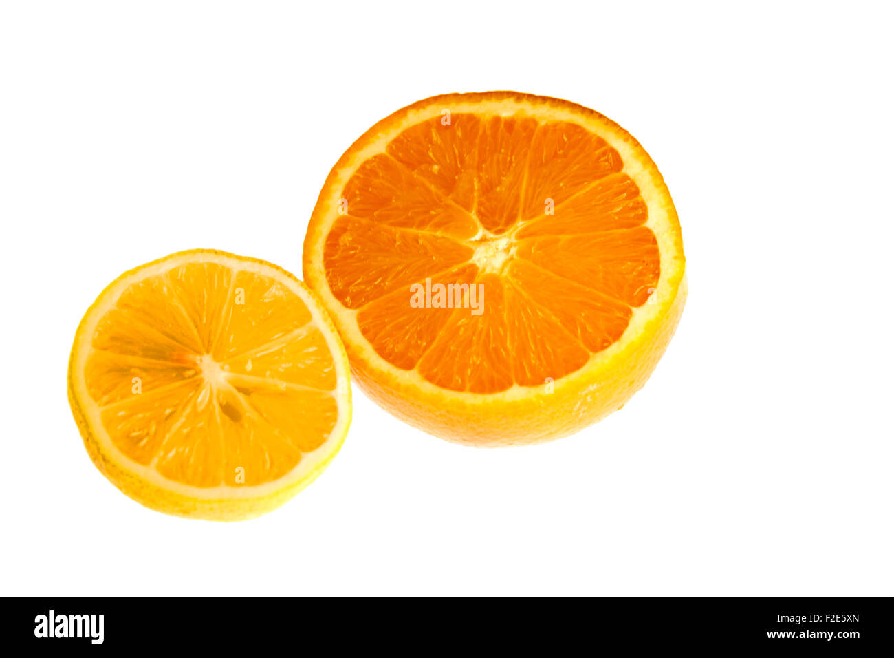 Suedfruechte : Zitrone, mandarine, clémentine, Orange - Symbolbild Nahrungsmittel. Banque D'Images