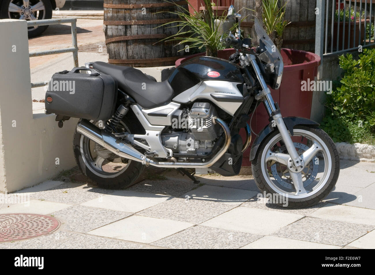 Moto Guzzi moto italien cycle cycles vélos motos moto motos moto moteurs moteur V twin Banque D'Images