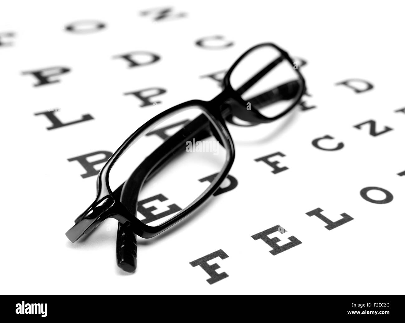 Lunettes avec un tableau Banque D'Images