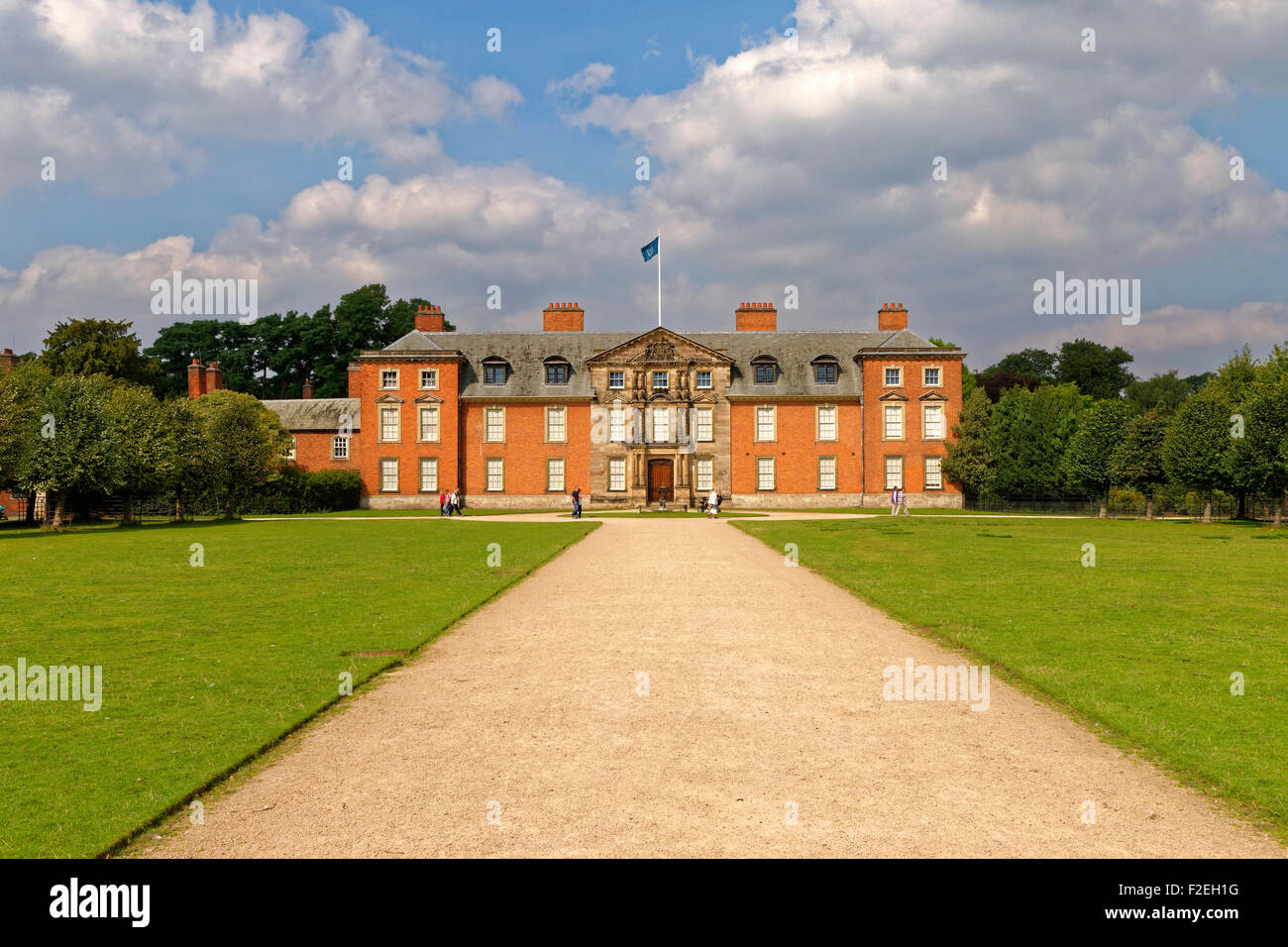 Dunham, Dunham Massey Hall Park, Altrincham, Cheshire. Le Grand Manchester. Ancien siège du seigneur de Stamford. Banque D'Images