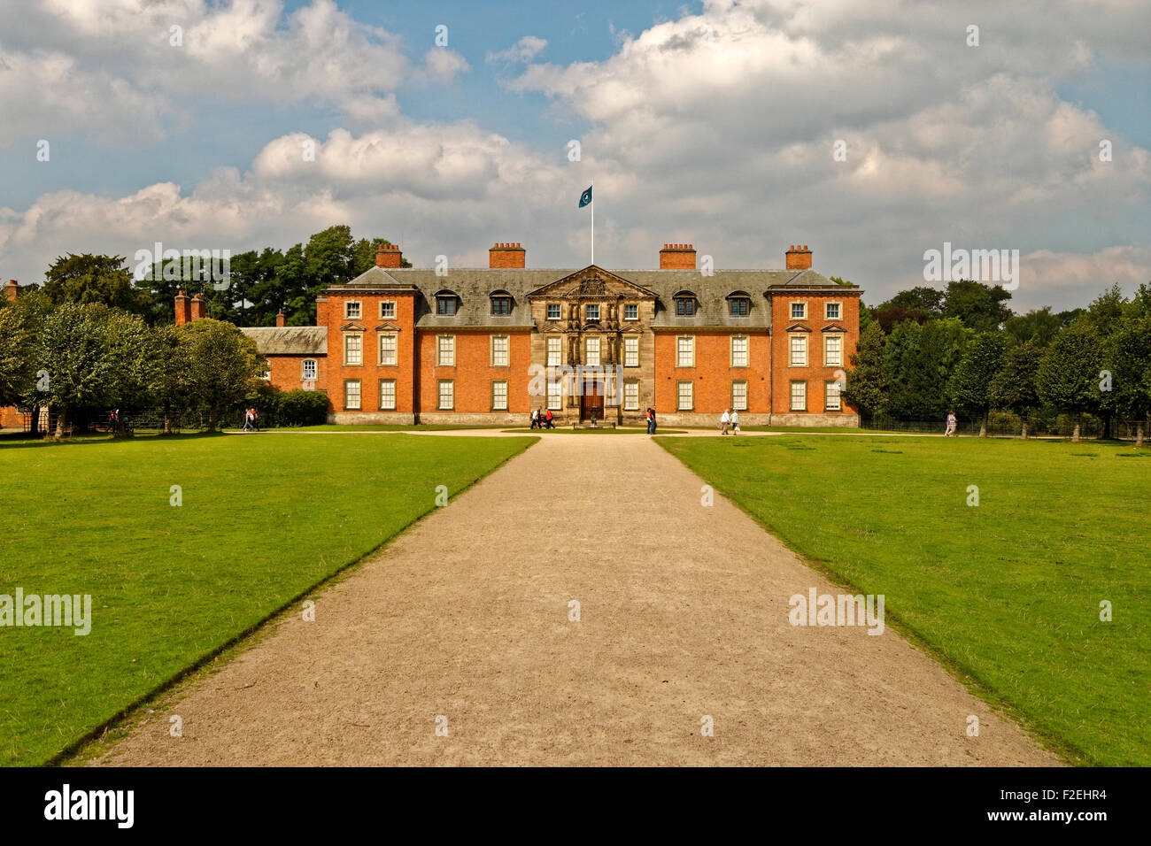 Dunham, Dunham Massey Hall Park, Altrincham, Cheshire. Le Grand Manchester. Ancien siège du seigneur de Stamford. Banque D'Images