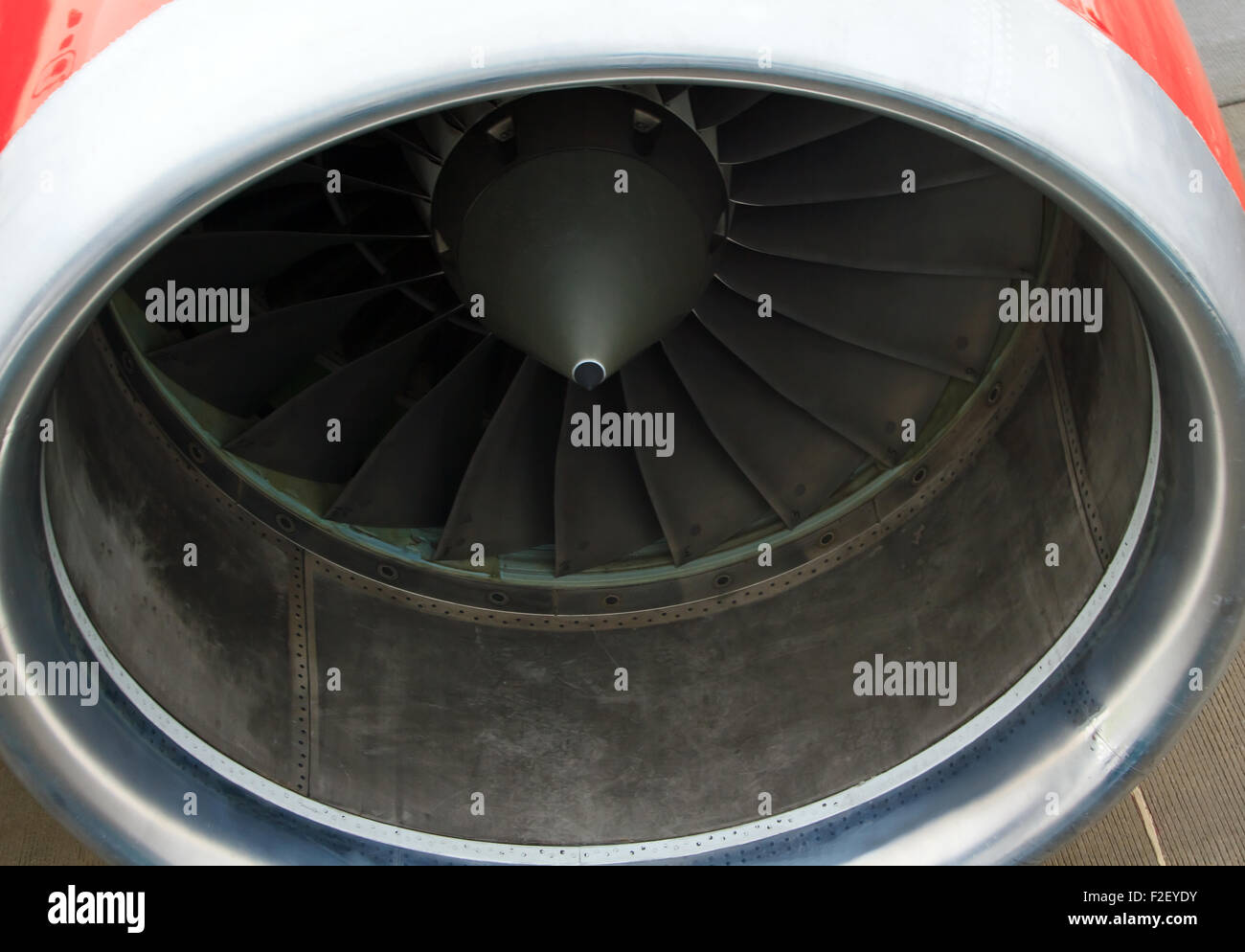 Turbo-moteur à réaction de l'avion Banque D'Images