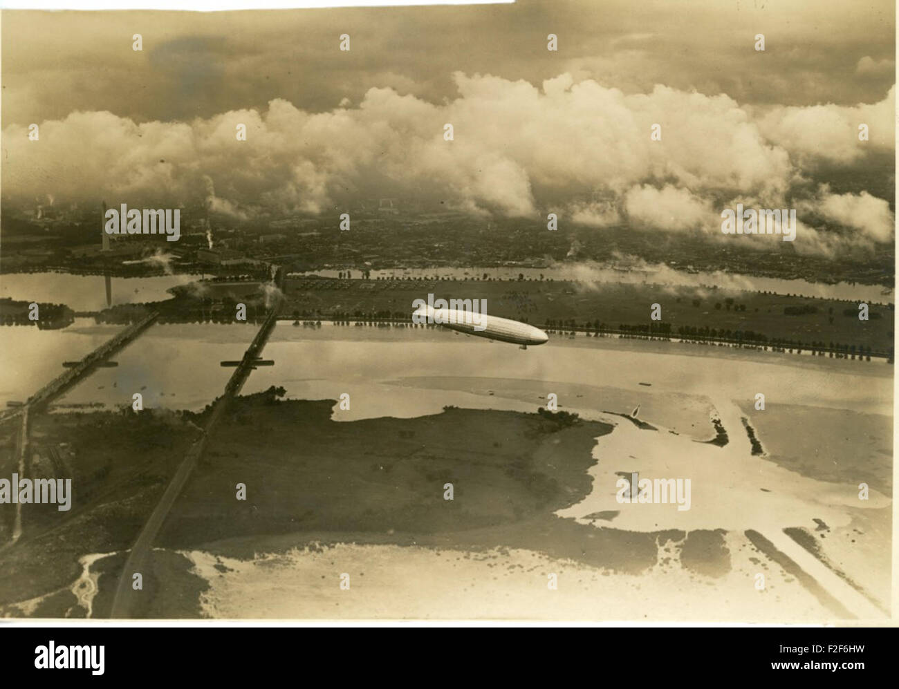 USS Shenandoah , Washington DC, septembre 1923 Banque D'Images