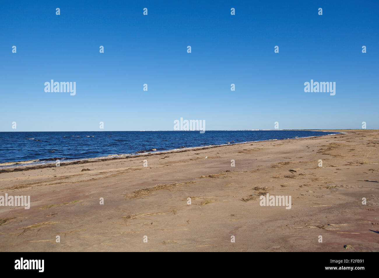 Blanc côte mer .La Russie, Moscow. Banque D'Images