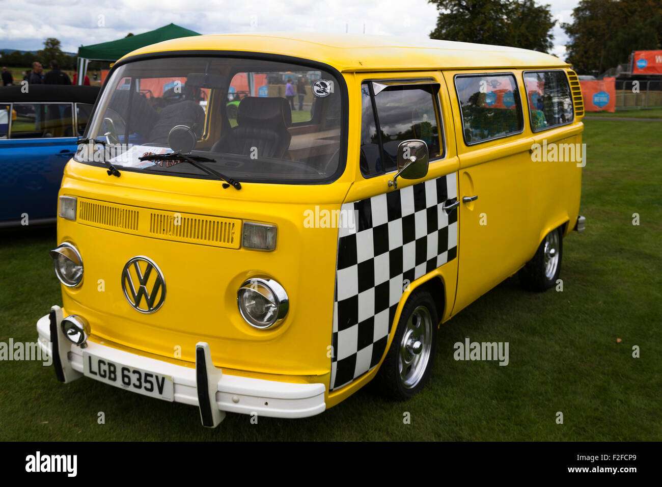 Volkswagen T2 camper van à l'Ingliston Revival week-end Banque D'Images