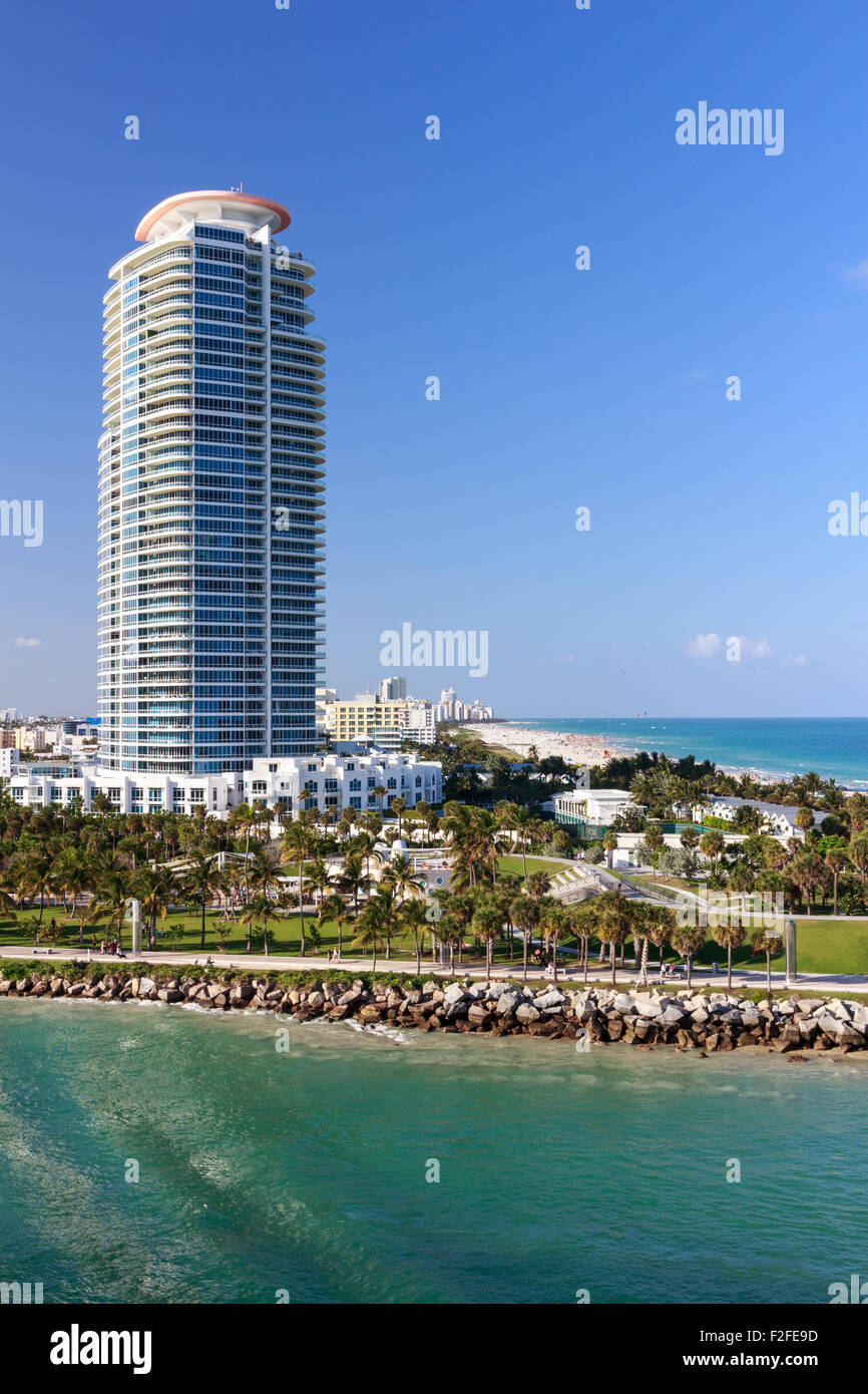 Continuum tours de condominiums à South Beach South Beach, FL, USA. Banque D'Images