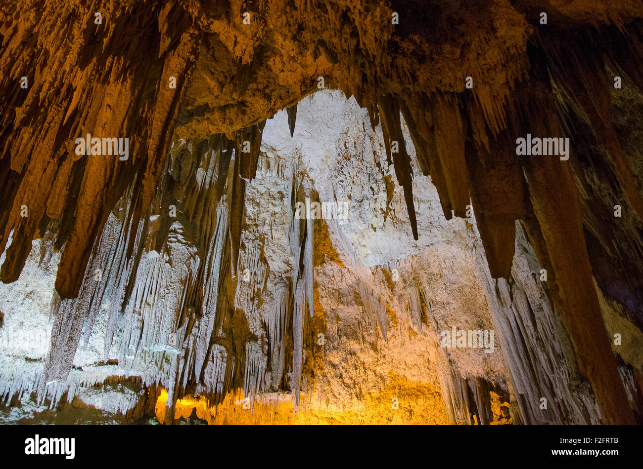 Italie Sardaigne Grotte di Nettuno Alghero Banque D'Images