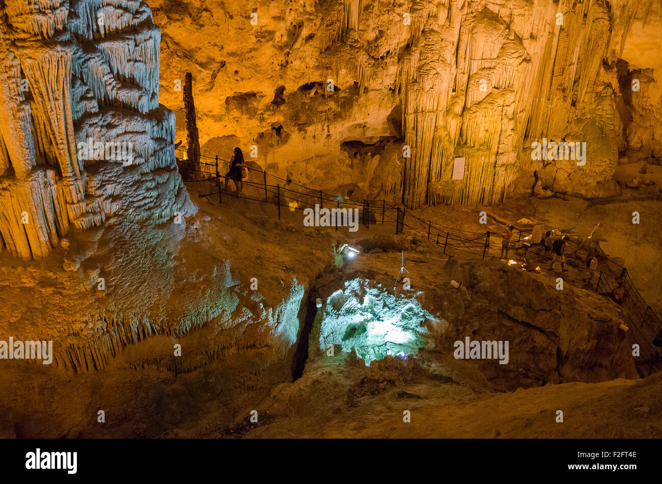 Italie Sardaigne Grotte di Nettuno Alghero Banque D'Images