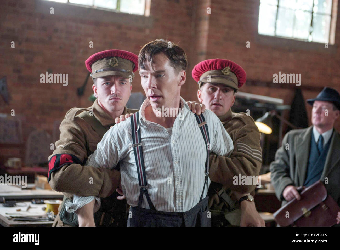 Le jeu d'IMITATION 2014 Weinstein Company film avec Benedict Cumberbatch comme Alan Turing Banque D'Images